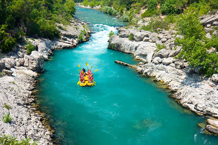 rafting and canyoning cetina river